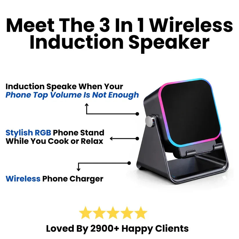 3 In 1 Phone Induction Speaker